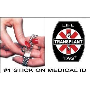  Transplant Medical ID Tags 5 pack