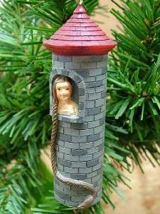 New Castle Rapunzel Hair Braid Fairy Tale Tree Ornament  