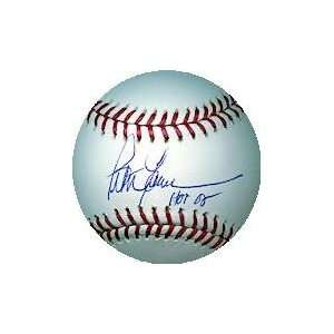   Peter Gammons autographed Baseball inscribed HOF 05