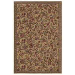   Floral Sand 11100 Transitional 111 x 76 Area Rug