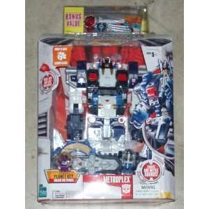  Transformers Cybertron Leader Metroplex w/ Drillbit Toys 