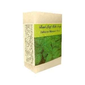  Organic Basil Leaf Coconut Milk Soap Bar Beauty