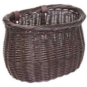 Basket Front Willow Bushel Brown Strap