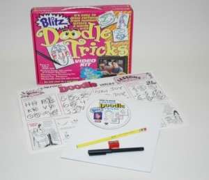Bruce Blitz~How To Draw Doodle and Trick Travel Dvd Kit  