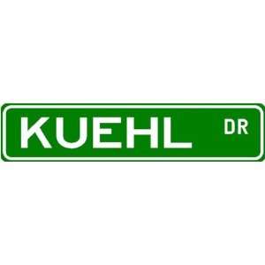  KUEHL Street Name Sign ~ Family Lastname Sign ~ Gameroom 