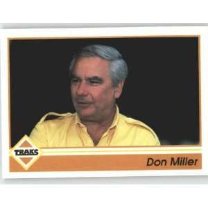  1992 Traks #39 Don Miller   NASCAR Trading Cards (Racing 