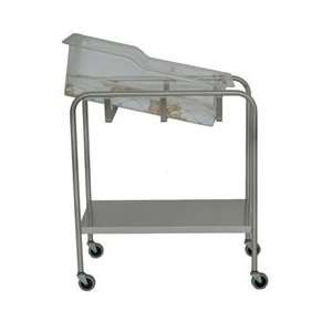  Stainless Steel Bassinet with Shelf 
