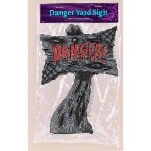  Lighted Danger Yard Sign Toys & Games