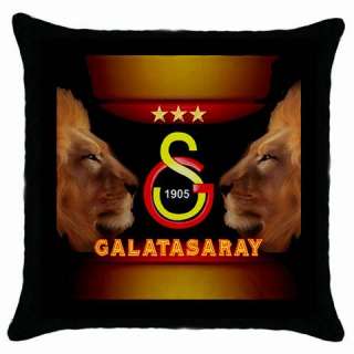 New* HOT GALATASARAY S.K Black Throw Pillow Case  