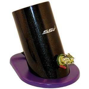Rainbows End Silver Surfer Vaporizer with Purple Base   Custom Gift 