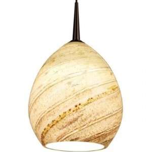  Bruck 222881/mp2 Vibe LED MP2 Pendant with Sea Shell Glass 