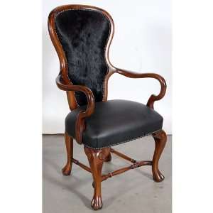  NORMANDY LEATHER HIDE CHAIR
