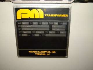 Power Magnetics Inc 200 KVA Transformer  