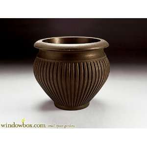  Fluted Planter 16 Inch   Old Bronze Patio, Lawn & Garden