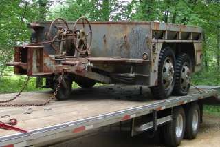 An original M 1 (G221) searchlight hauling trailer. This trailer is 