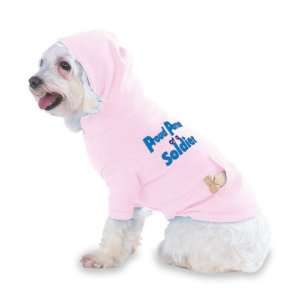   Soldier Hooded (Hoody) T Shirt with pocket for your Dog or Cat Medium