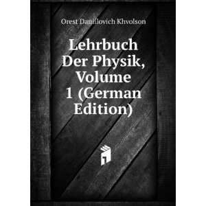  Lehrbuch Der Physik, Volume 1 (German Edition 