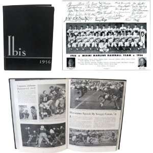  1956 Miami Hurricanes Unsigned Yearbook