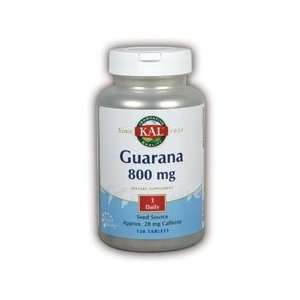  KAL   Guarana, 800 mg, 120 tablets