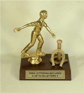 Trophy Fantasy Male Horseshoe Award Free Lettering Wow  