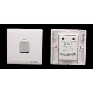   White Wall Mount Touch Sensor Control Light Switch
