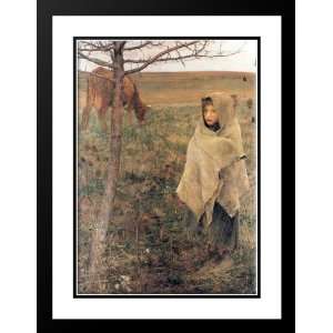  Lepage, Jules Bastien 19x24 Framed and Double Matted 
