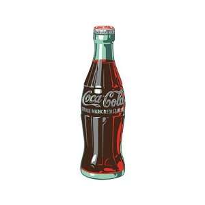   Coke Bottle Retro Vintage Die Cut Embossed Tin Sign
