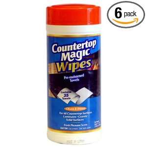Magic American Countertop Magic Wipes , 35 Count Containers (Pack of 