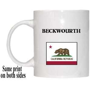  US State Flag   BECKWOURTH, California (CA) Mug 