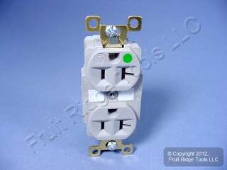 Hubbell Bryant Gray HOSPITAL GRADE Receptacle Duplex Outlet 20A 8300 