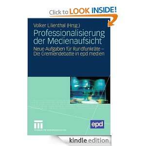   medien (German Edition) Volker Lilienthal  Kindle Store