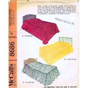   Pattern Twin or Full Size Basic Bed Covers Arts, Crafts & Sewing