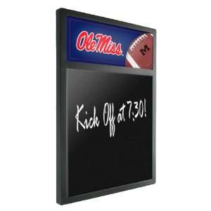 Mississippi Rebels Team Chalkboard   Football Design 