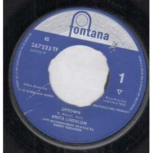    UPTOWN 7 INCH (7 VINYL 45) UK FONTANA 1962 ANITA LINDBLOM Music