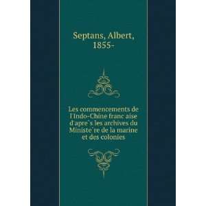   ?re de la marine et des colonies Albert, 1855  Septans Books