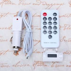   with Remote + Car Charger for iPhone / iPod   White Electronics