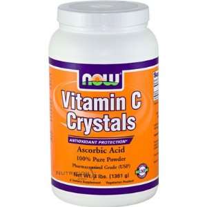  Now Vitamin C Crystals, 3 Pound