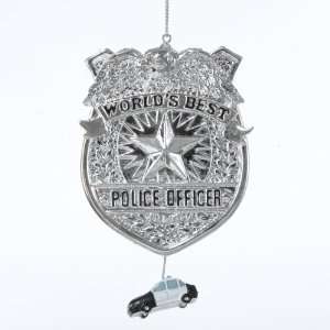  Club Pack of 12 Police Officer Badge with Patrol Car 