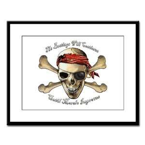 Large Framed Print Pirate Beatings Will Continue Until Morale Improves