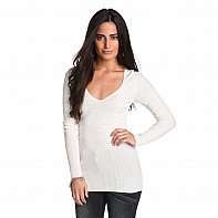 NWT BABY PHAT SZ 1X OFF THE SHOULDER WHITE DESIGNER SWEATER TOP  