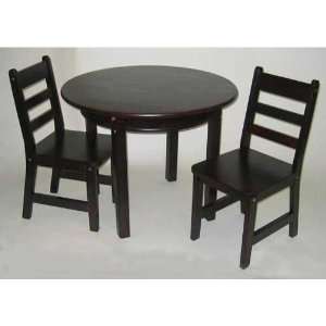  Lipper Childs Round Table & Two Chairs Toys & Games