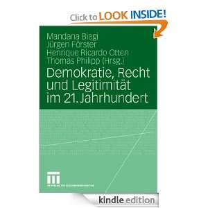 Demokratie, Recht und Legitimität im 21. Jahrhundert (German Edition 