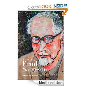 Letters of Frank Sargeson Sarah Shieff  Kindle Store