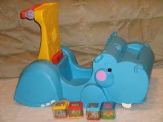 FISHER Price GOBBLE n Go HIPPO Rider/WALKER AWESOME  