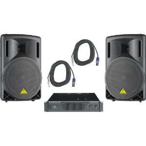  Behringer B215XL / EP2000 Speaker & Amp Package Musical 