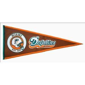 Miami Dolphins Pennant, the Pigskin Collection, from Winning Streak 