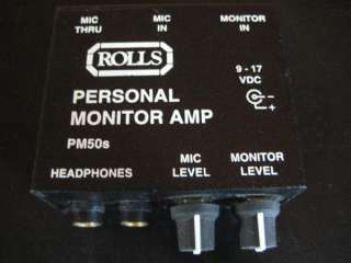 Rolls Personal Monitor Amp PM50s  