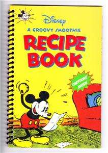 Disney A Groovy Smoothie Recipe Book by Back to Basics *NEW  