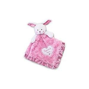  Babys Plush Security Blanket Bunny Mommys Girl Lovey 