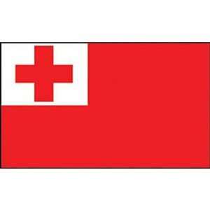  Tonga Flag 3ft x 5ft Patio, Lawn & Garden